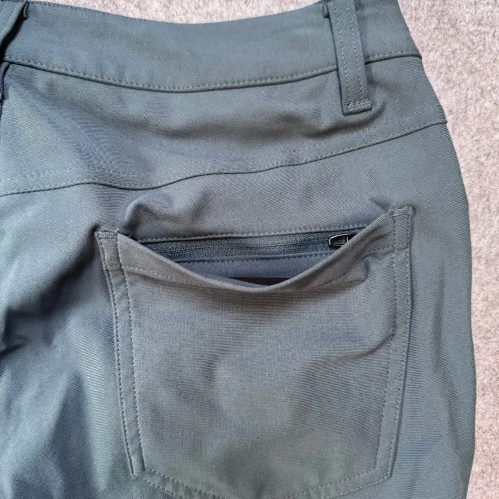 Lululemon ABC Pant Slim Warpstreme Men’s 29 30x28 Gray Blue Golf Travel